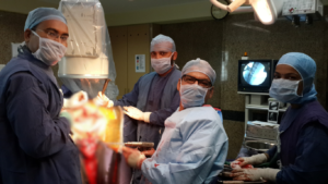 Orthopedic Surgical Team in Action